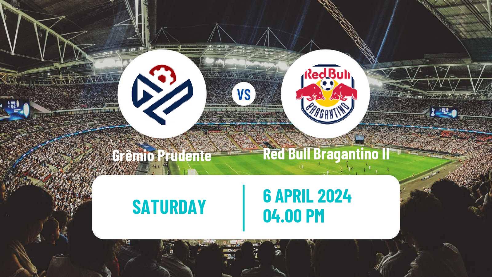 Soccer Brazilian Campeonato Paulista A3 Grêmio Prudente - Red Bull Bragantino II