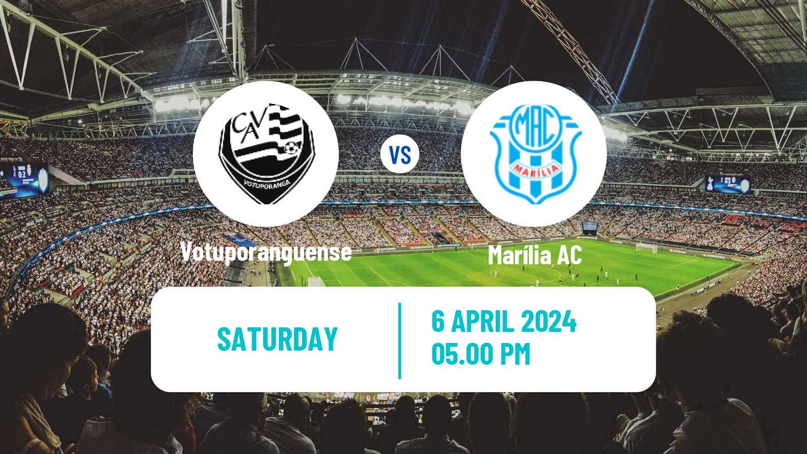 Soccer Brazilian Campeonato Paulista A3 Votuporanguense - Marília