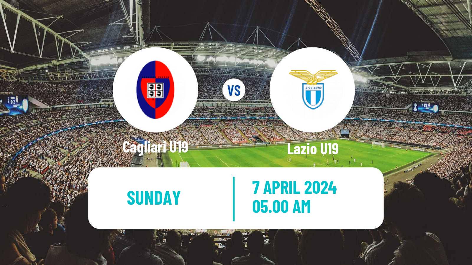 Soccer Italian Primavera 1 Cagliari U19 - Lazio U19