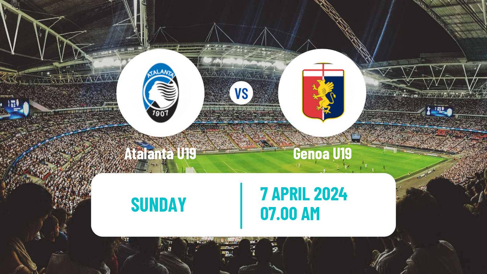 Soccer Italian Primavera 1 Atalanta U19 - Genoa U19