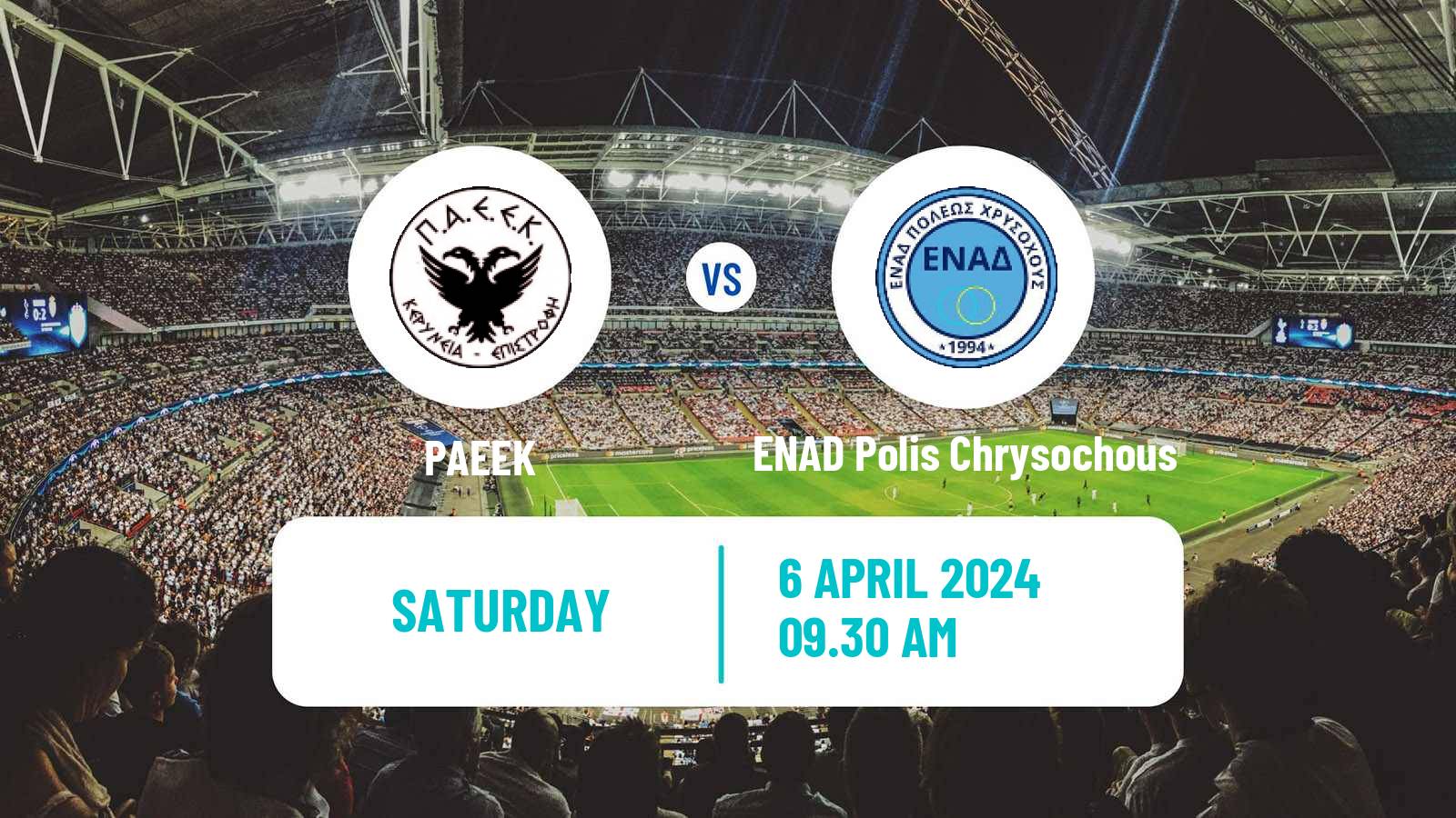 Football Cypriot Division 2 PAEEK - ENAD Polis Chrysochous