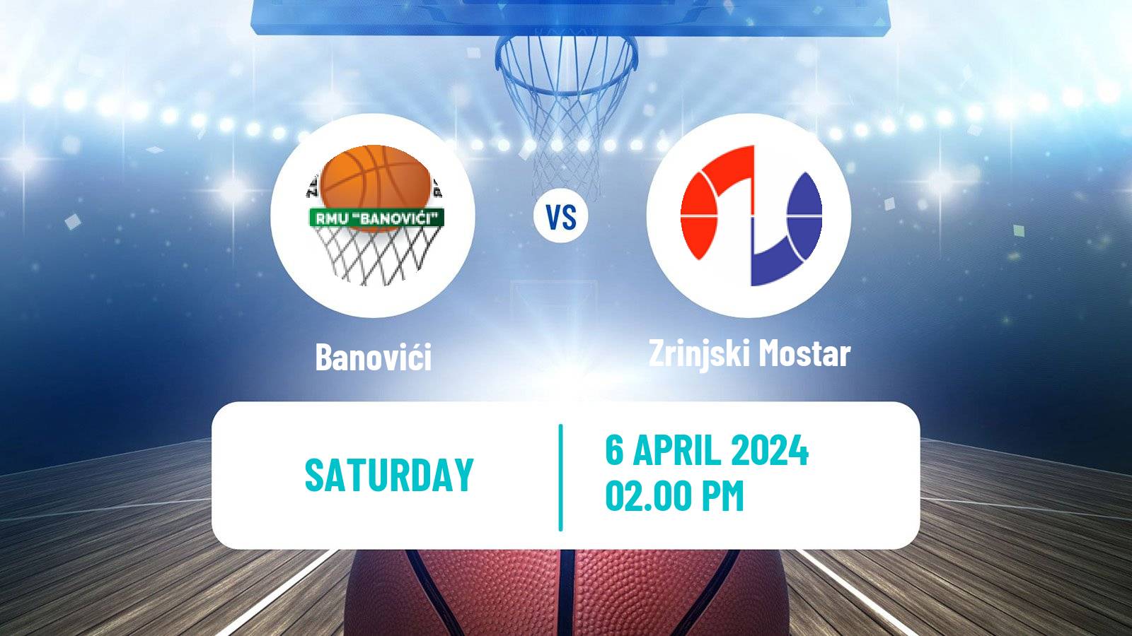 Basketball Bosnian Prvenstvo Basketball Women Banovići - Zrinjski Mostar