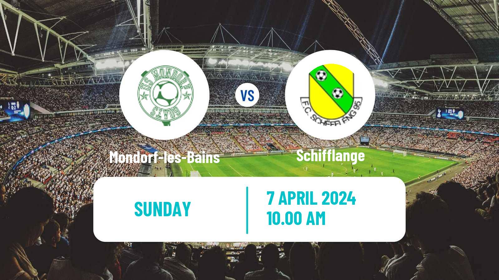 Soccer Luxembourg National Division Mondorf-les-Bains - Schifflange