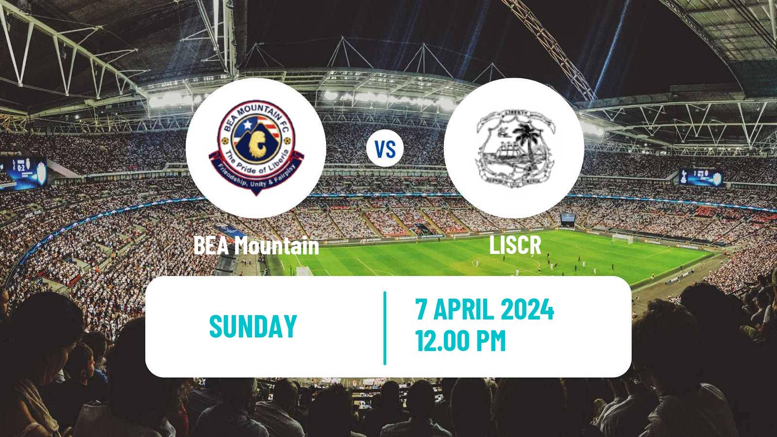 Soccer Liberian First Division BEA Mountain - LISCR