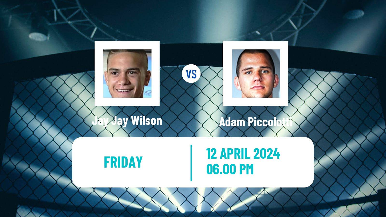 MMA Lightweight Pfl Men Jay Jay Wilson - Adam Piccolotti
