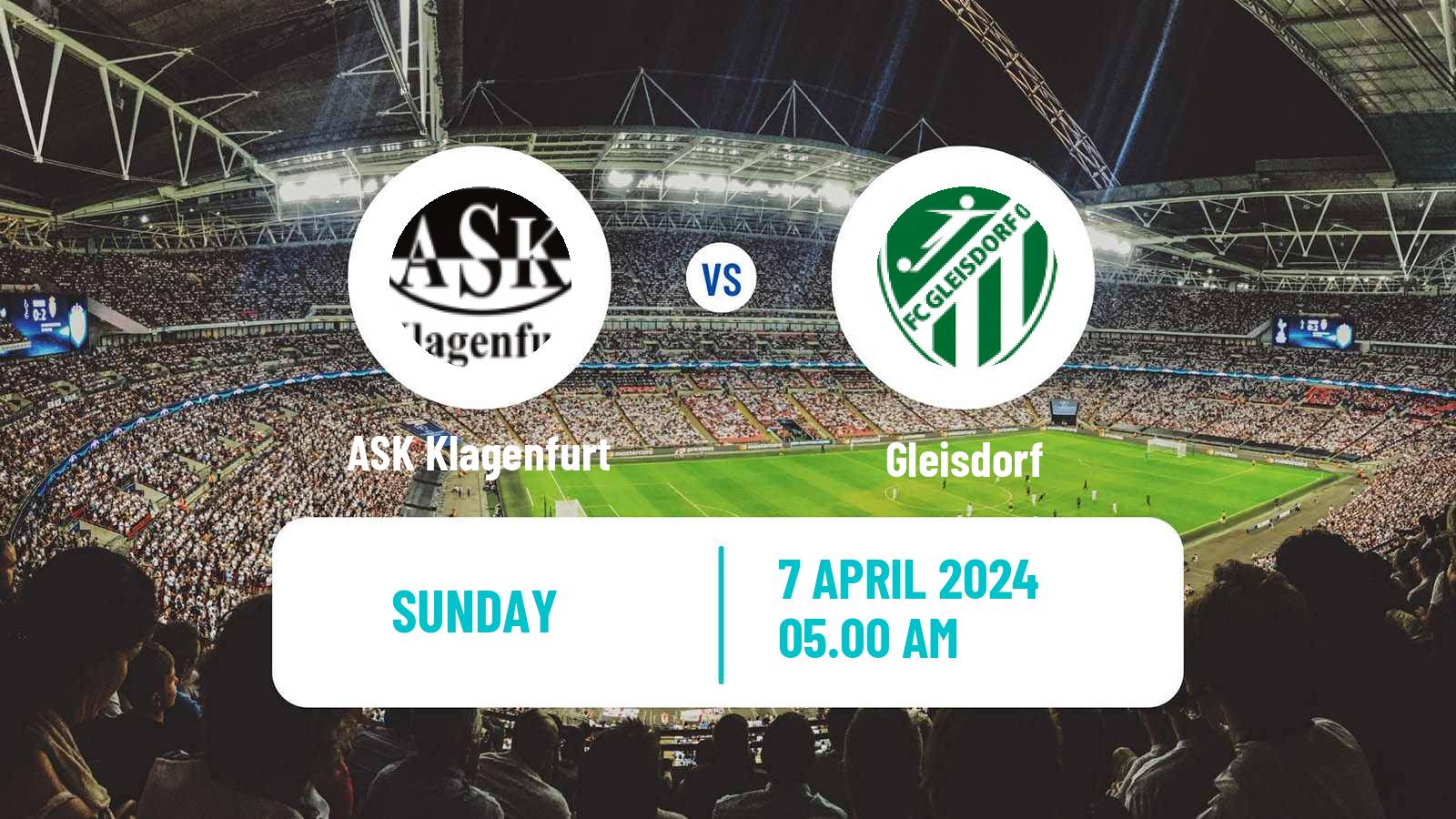 Soccer Austrian Regionalliga Central ASK Klagenfurt - Gleisdorf