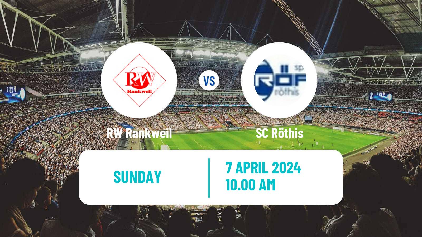 Soccer Austrian Regionalliga West RW Rankweil - Röthis