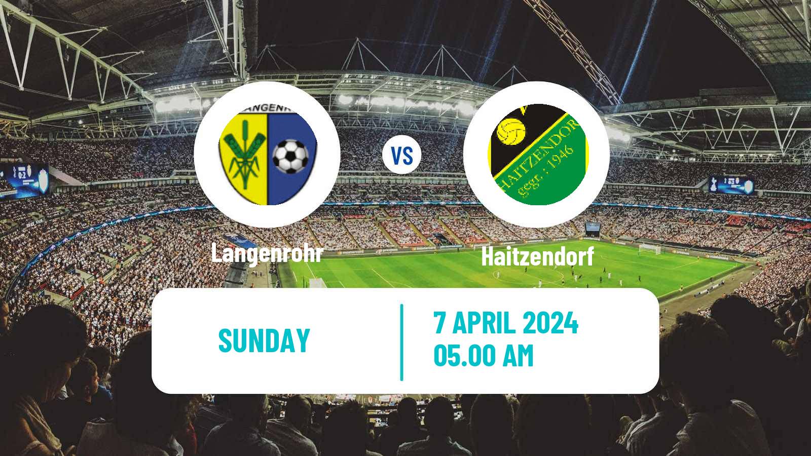 Soccer Austrian Landesliga Niederosterreich Langenrohr - Haitzendorf