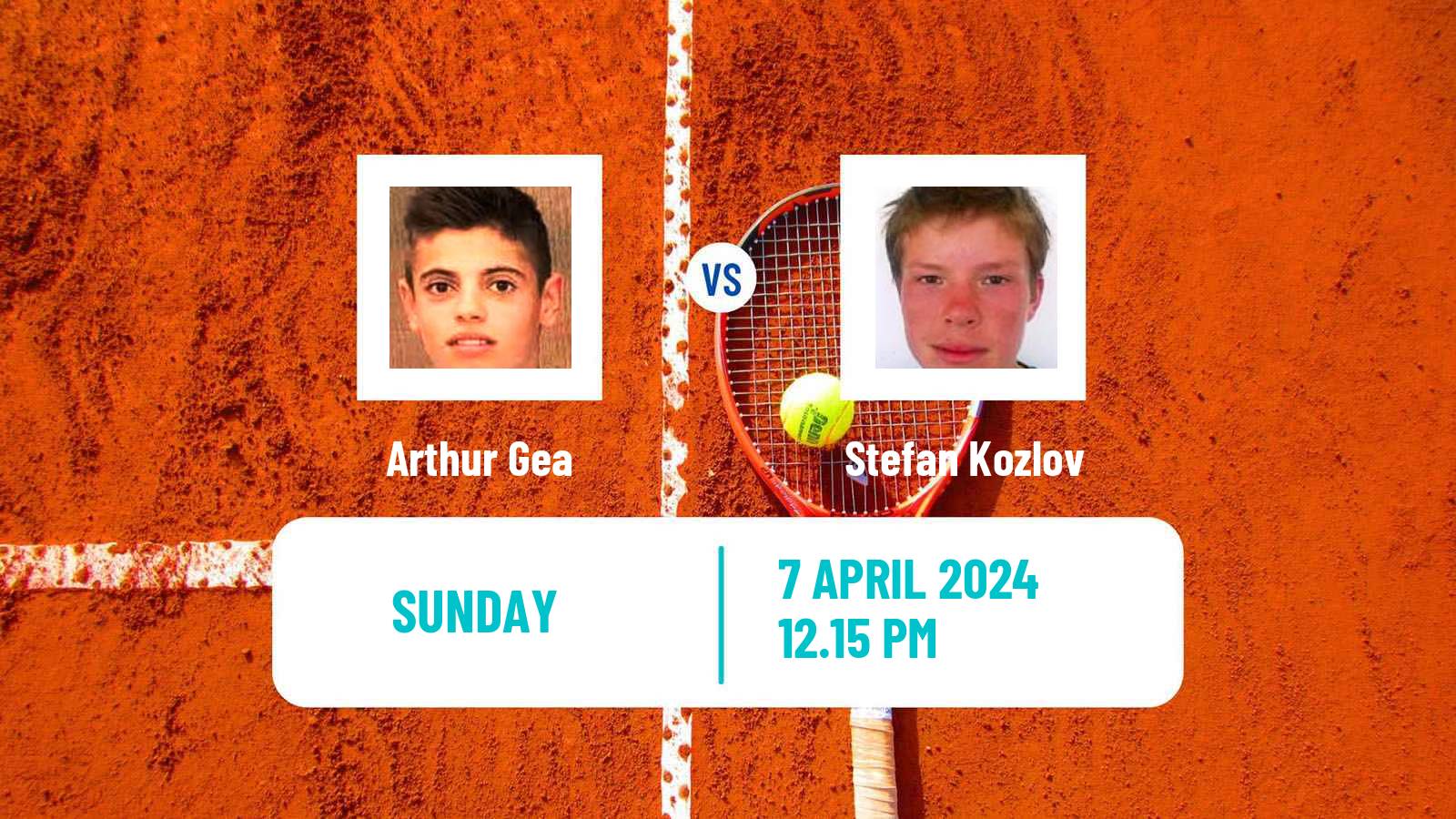 Tennis Sarasota Challenger Men Arthur Gea - Stefan Kozlov