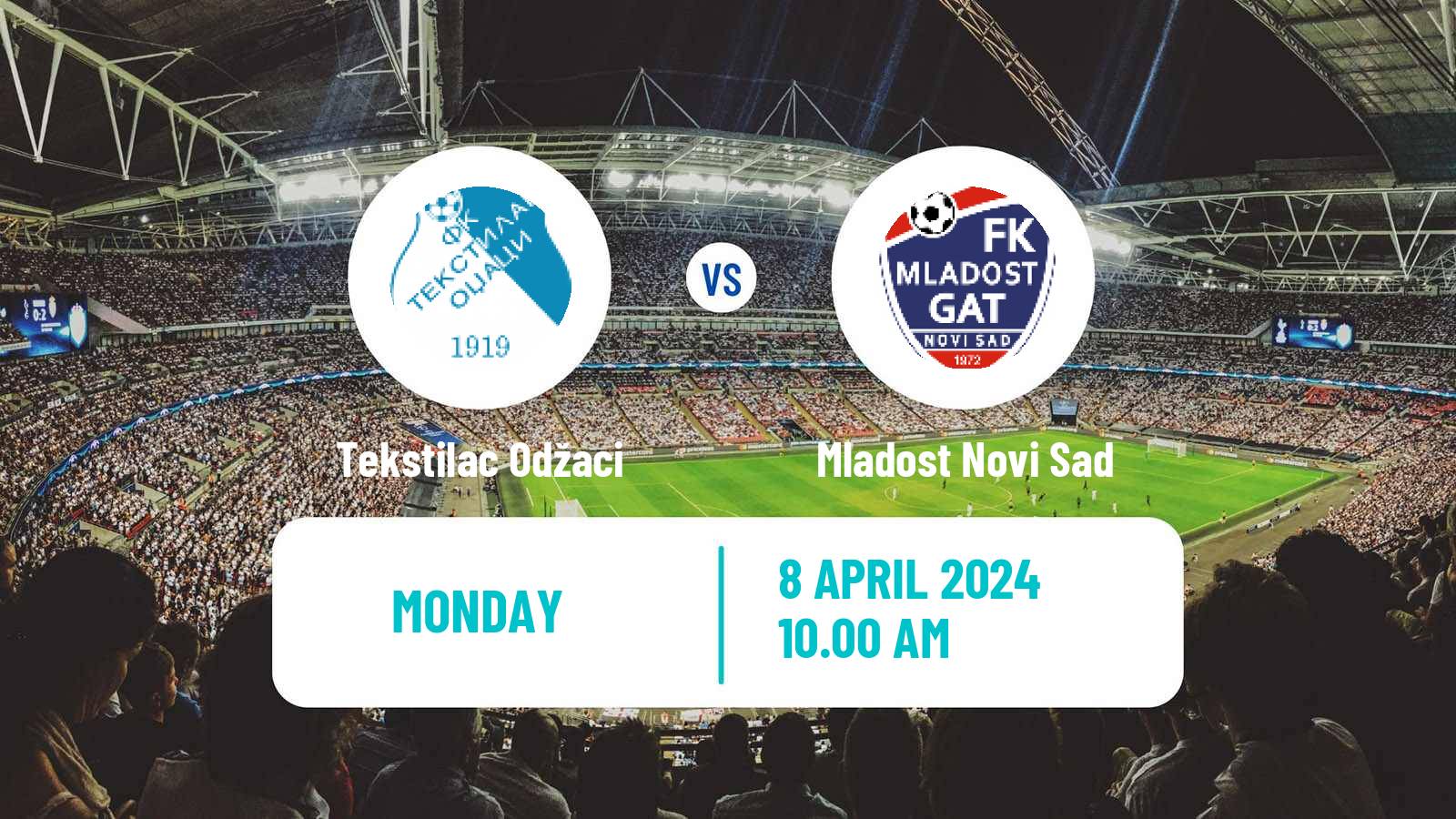 Soccer Serbian Prva Liga Tekstilac Odžaci - Mladost Novi Sad