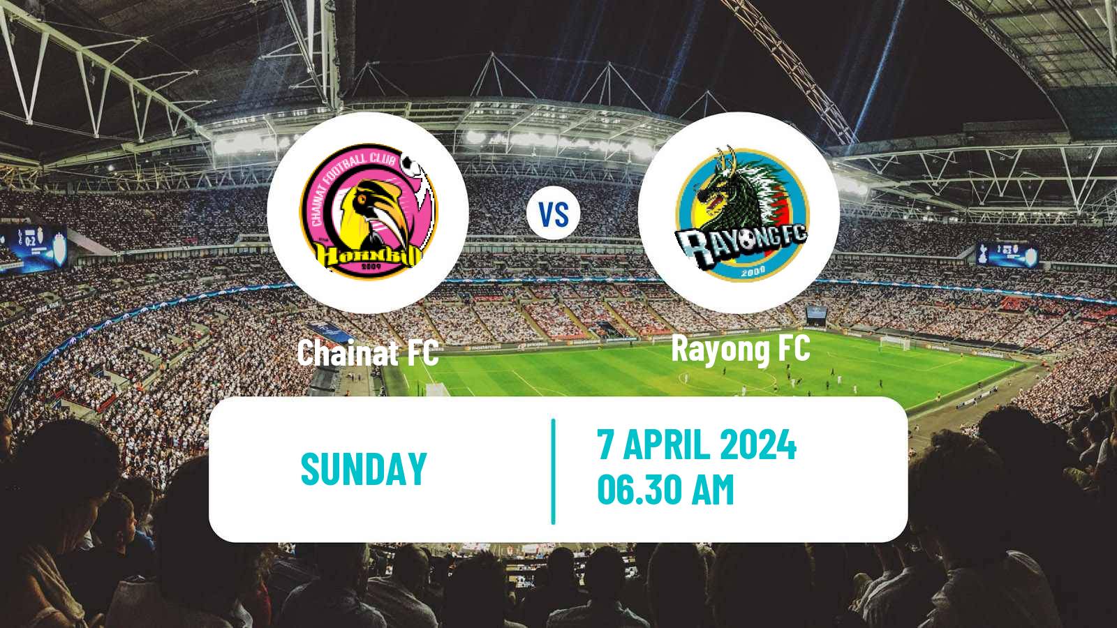 Soccer Thai League 2 Chainat - Rayong FC