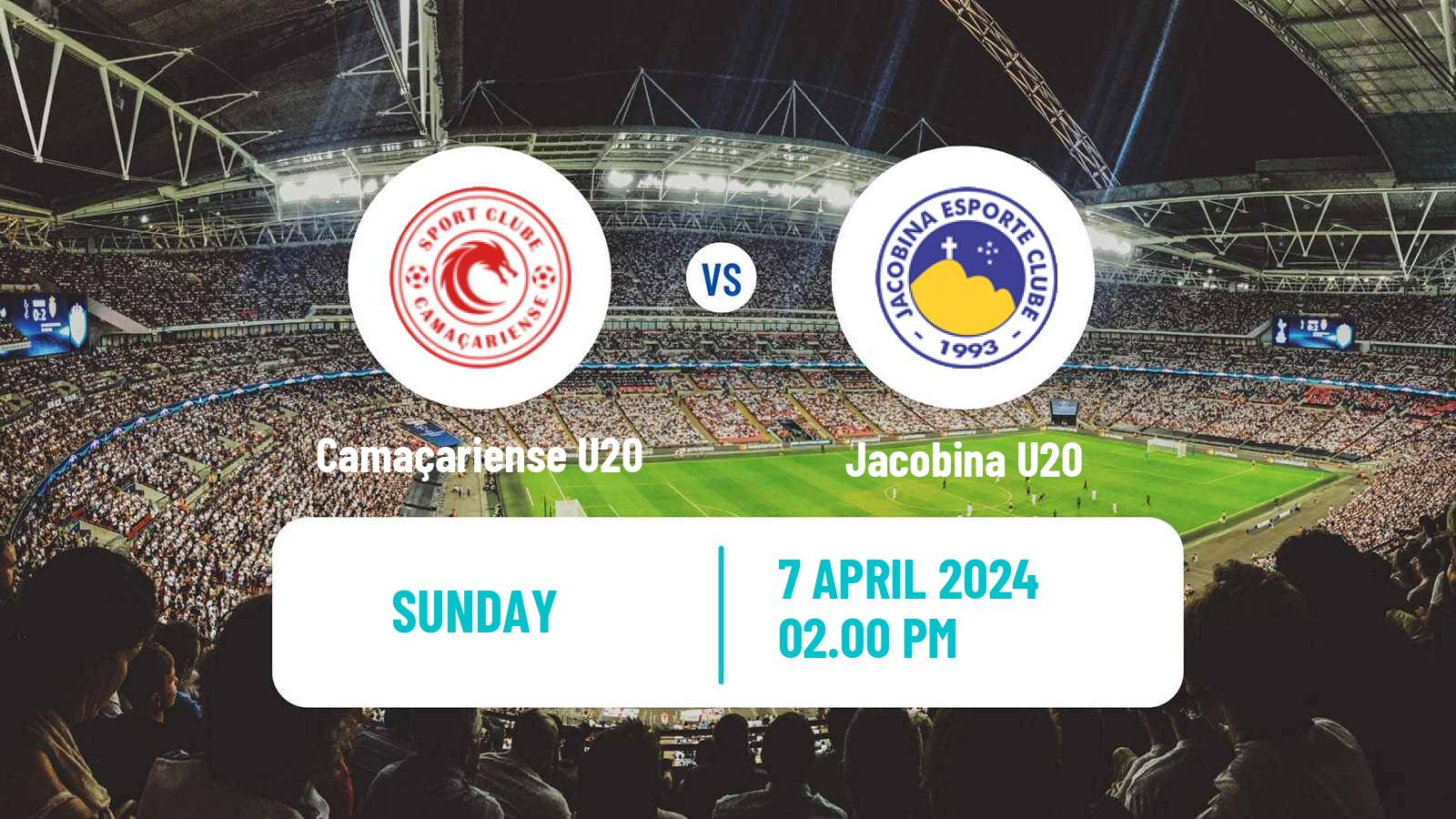 Soccer Brazilian Baiano U20 Camaçariense U20 - Jacobina U20
