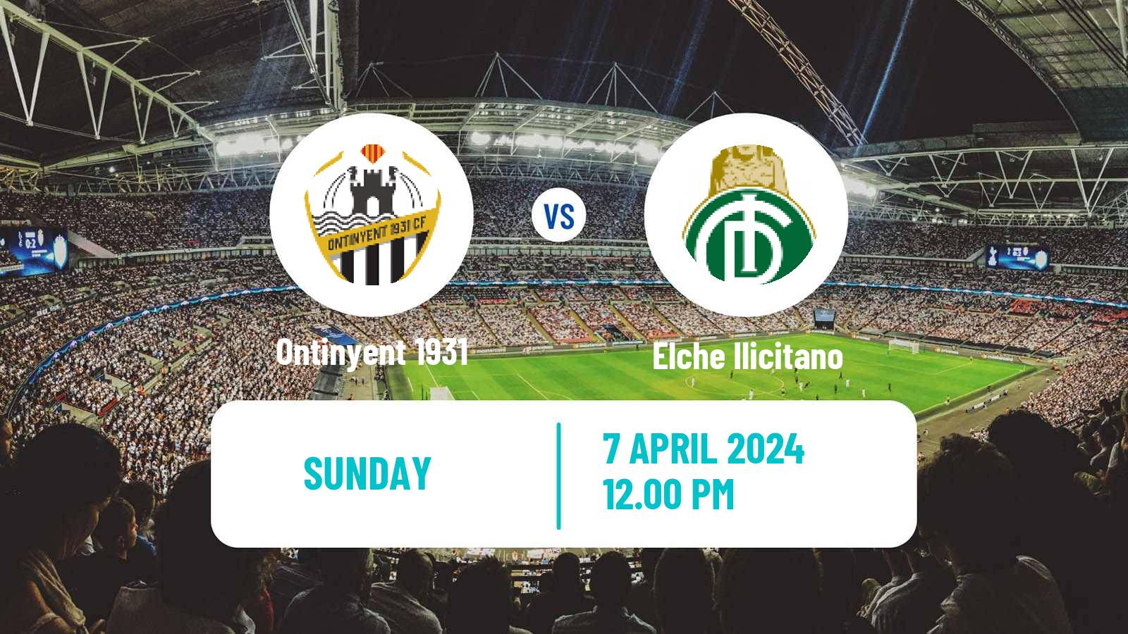 Soccer Spanish Tercera RFEF - Group 6 Ontinyent 1931 - Elche Ilicitano