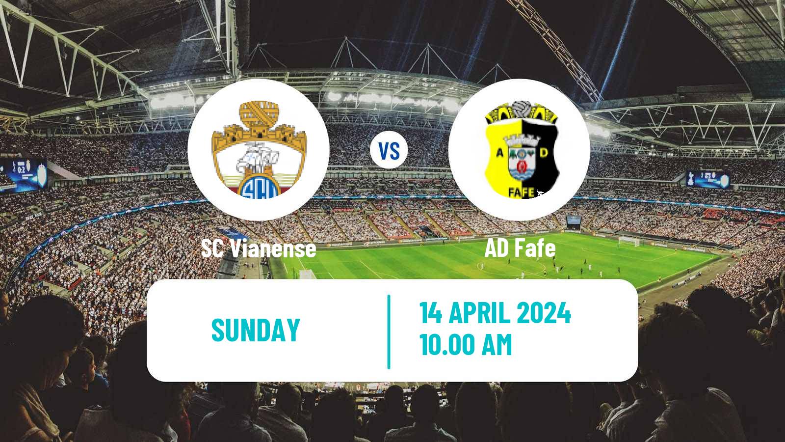 Soccer Portuguese Liga 3 Vianense - Fafe