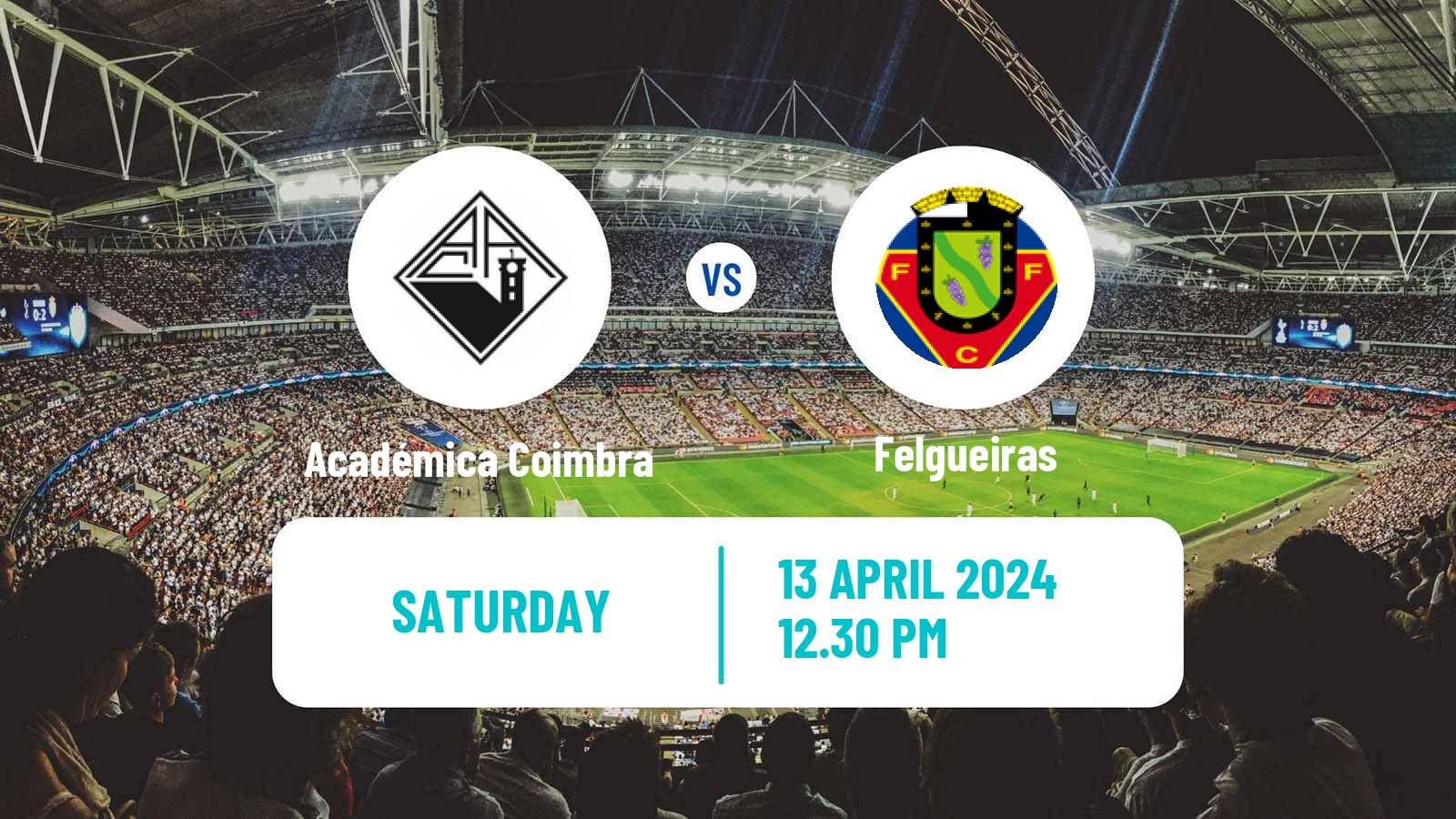 Soccer Portuguese Liga 3 Académica Coimbra - Felgueiras