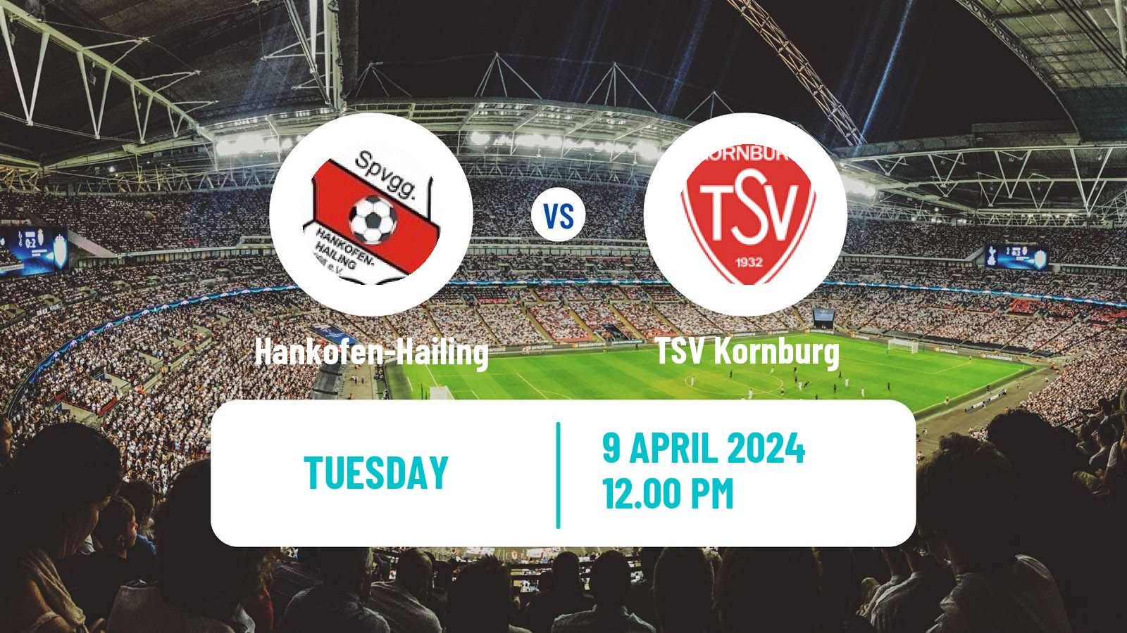 Soccer German Oberliga Bayern Nord Hankofen-Hailing - Kornburg