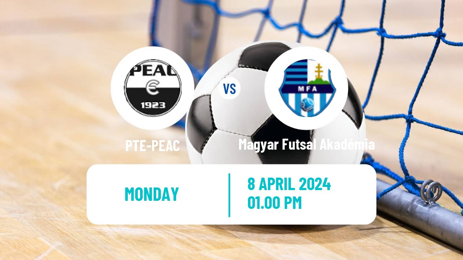 Futsal Hungarian NB I Futsal PTE-PEAC - Magyar Futsal Akadémia