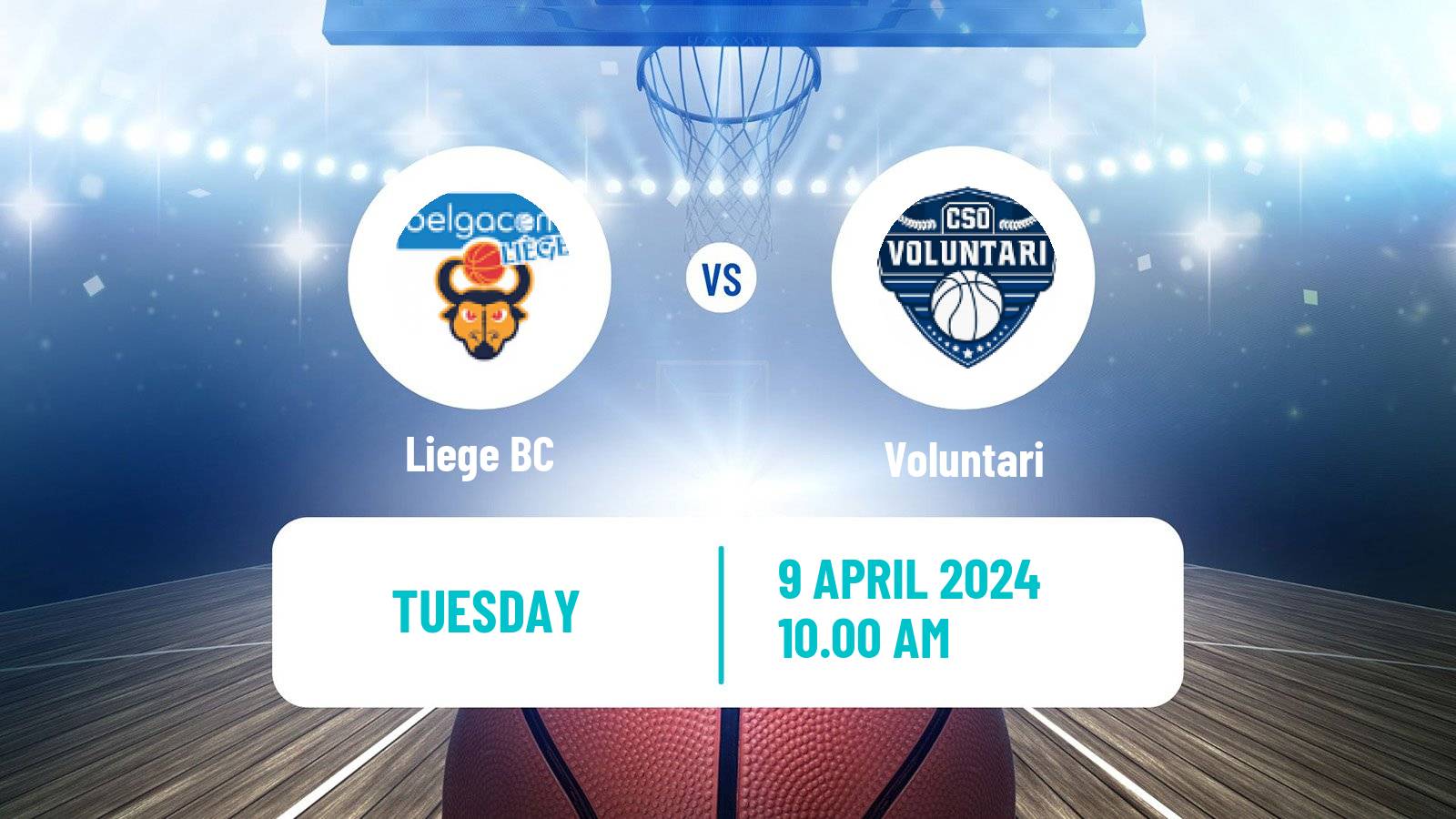 Basketball ENBL Liege - Voluntari