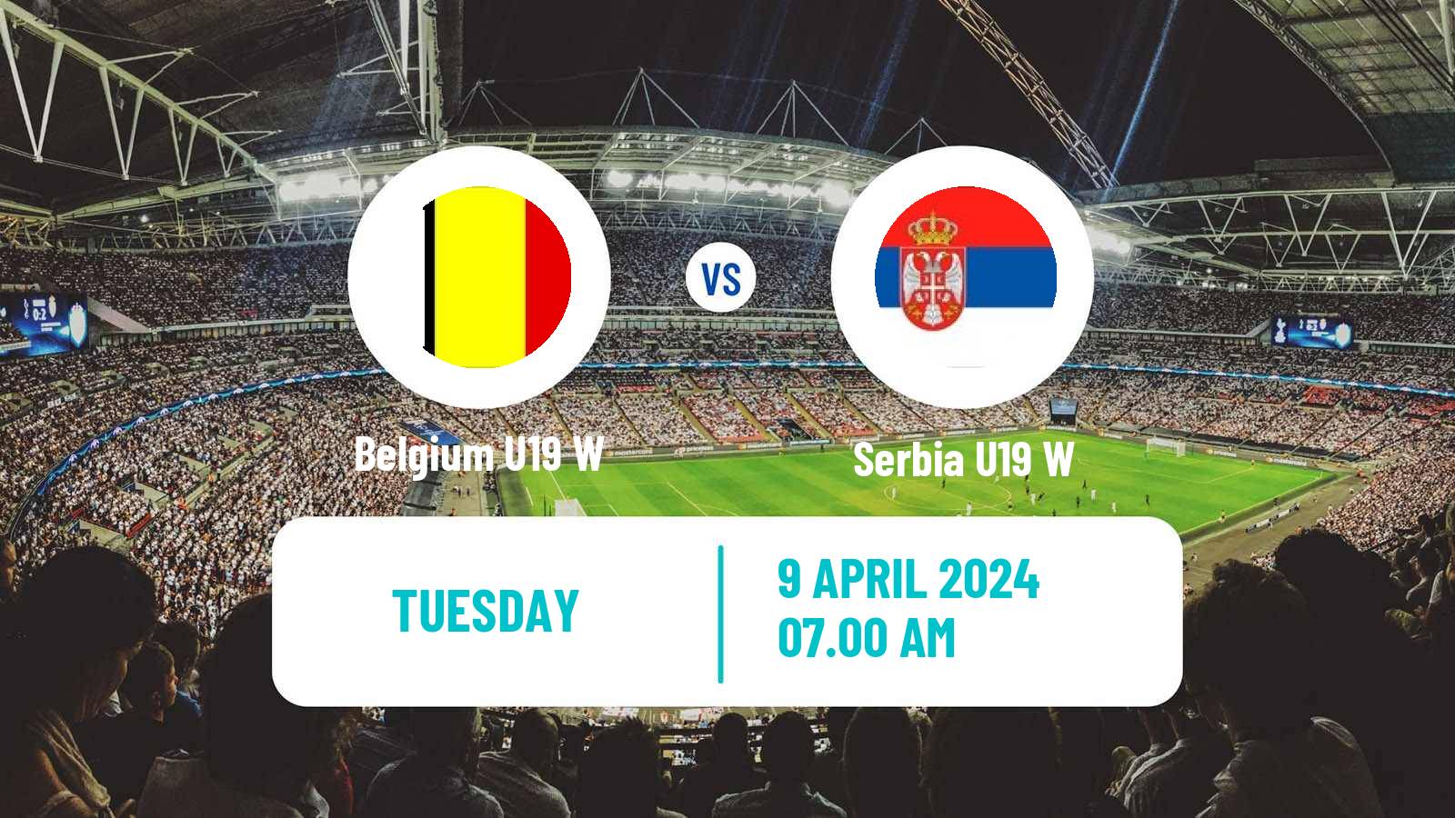 Soccer UEFA Euro U19 Women Belgium U19 W - Serbia U19 W