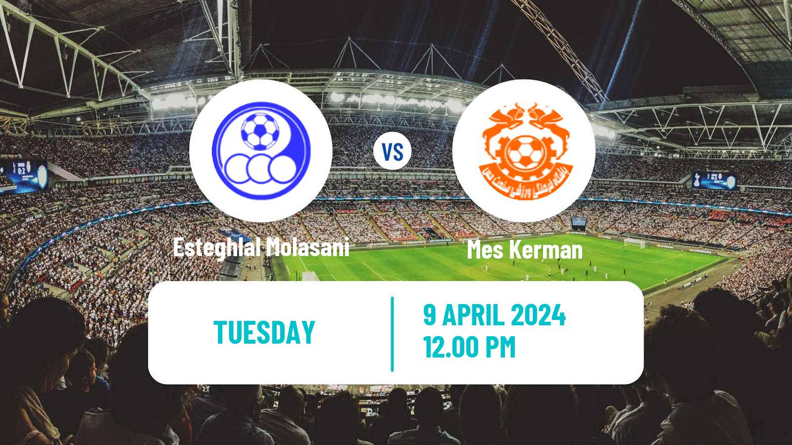 Soccer Iran Division 1 Esteghlal Molasani - Mes Kerman