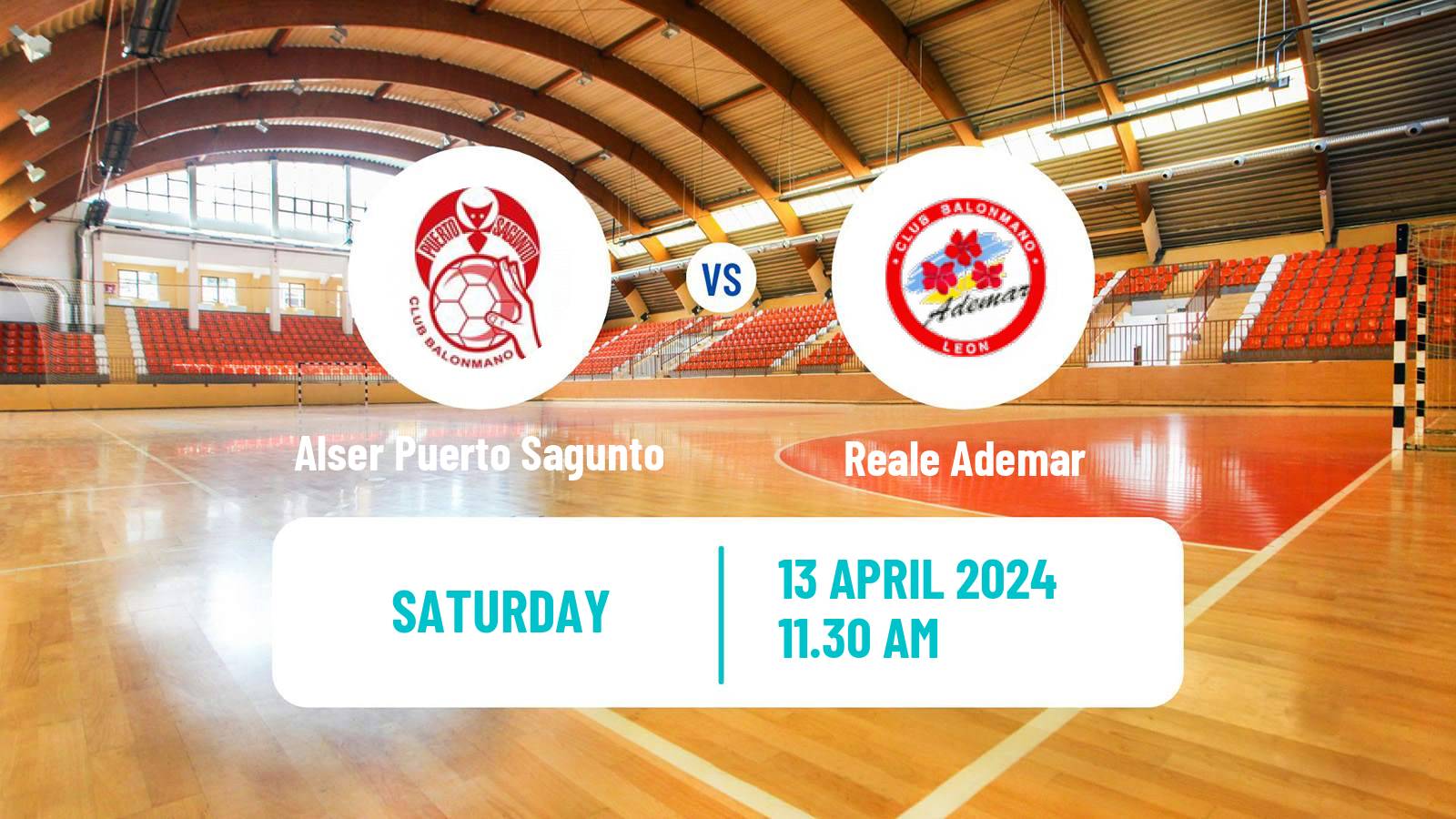 Handball Spanish Liga ASOBAL Alser Puerto Sagunto - Reale Ademar