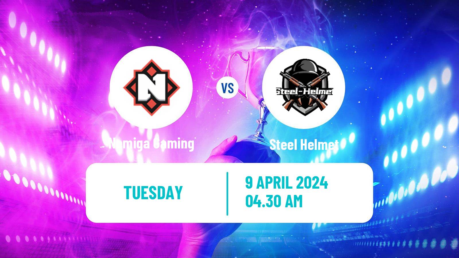 Esports Counter Strike Iem Chengdu Nemiga Gaming - Steel Helmet