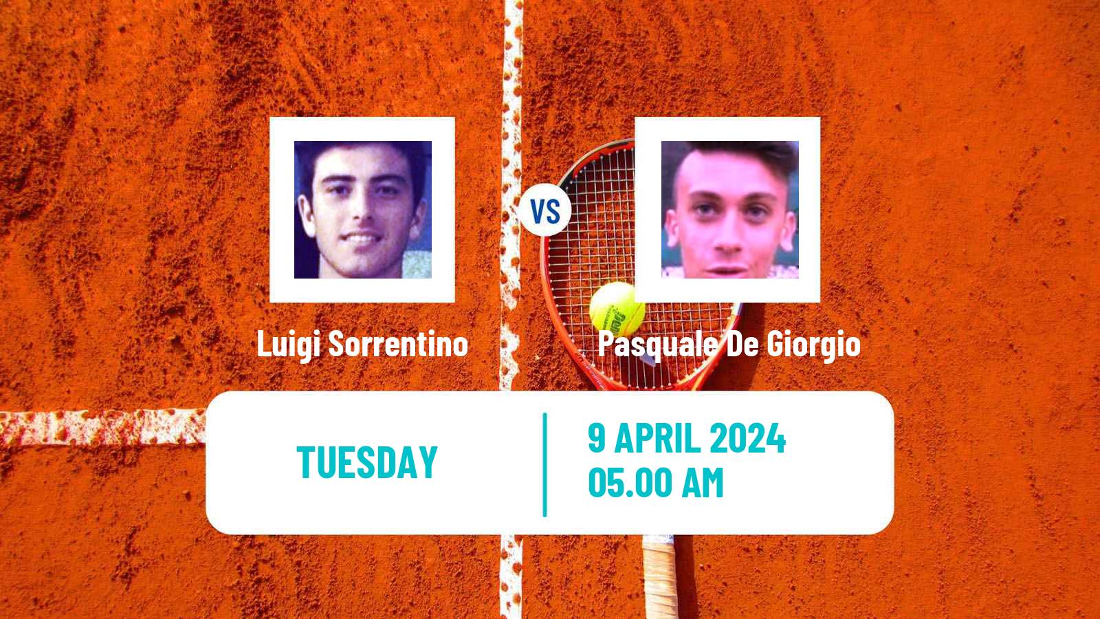Tennis ITF M25 Santa Margherita Di Pula 3 Men Luigi Sorrentino - Pasquale De Giorgio