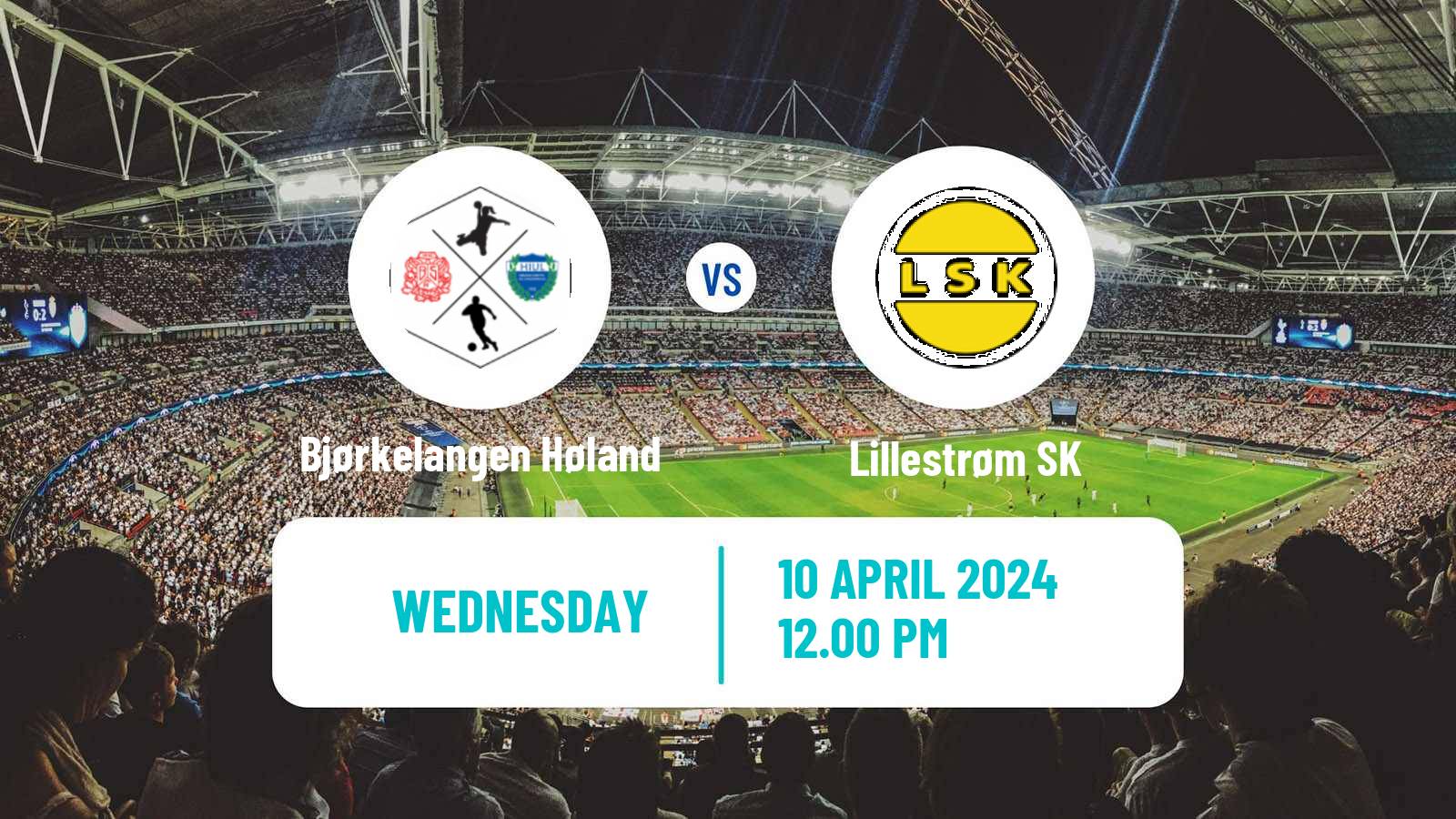 Soccer Norwegian NM Cup Bjørkelangen Høland - Lillestrøm SK