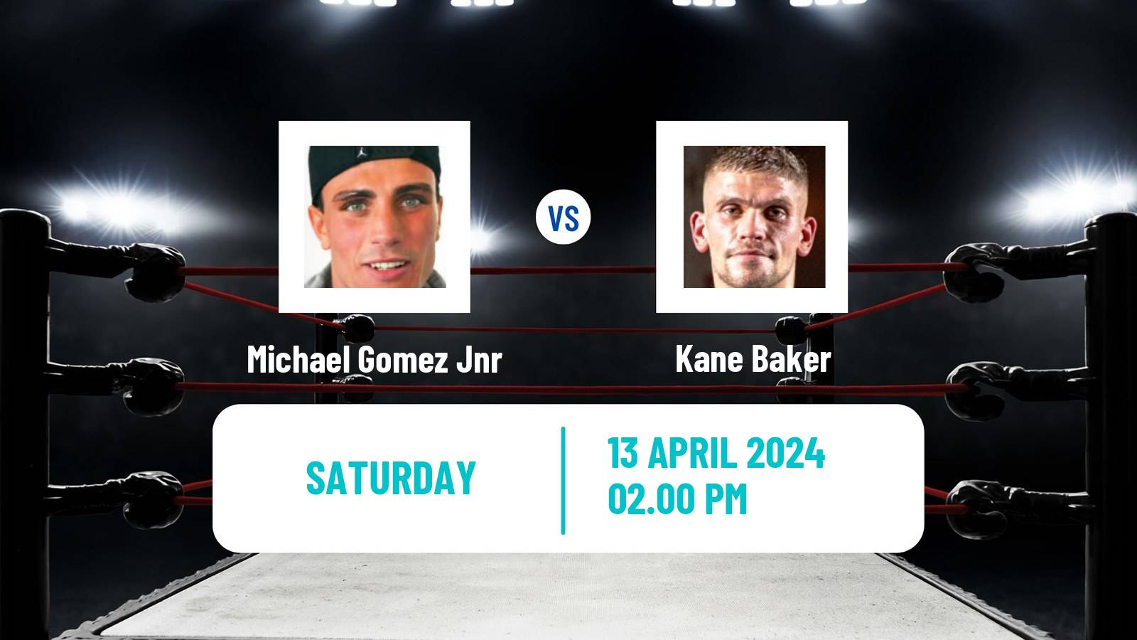 Boxing Super Featherweight Bbbofc English Title Men Michael Gomez Jnr - Kane Baker