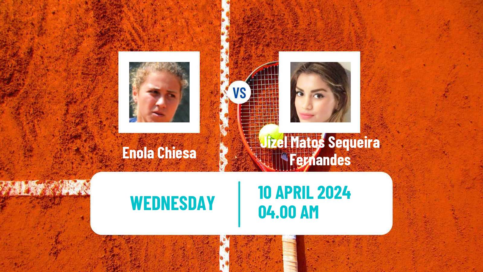 Tennis ITF W35 Santa Margherita Di Pula 3 Women Enola Chiesa - Jizel Matos Sequeira Fernandes