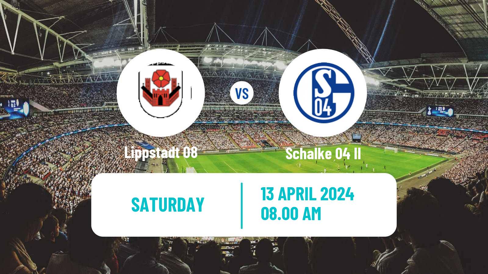 Soccer German Regionalliga West Lippstadt 08 - Schalke 04 II