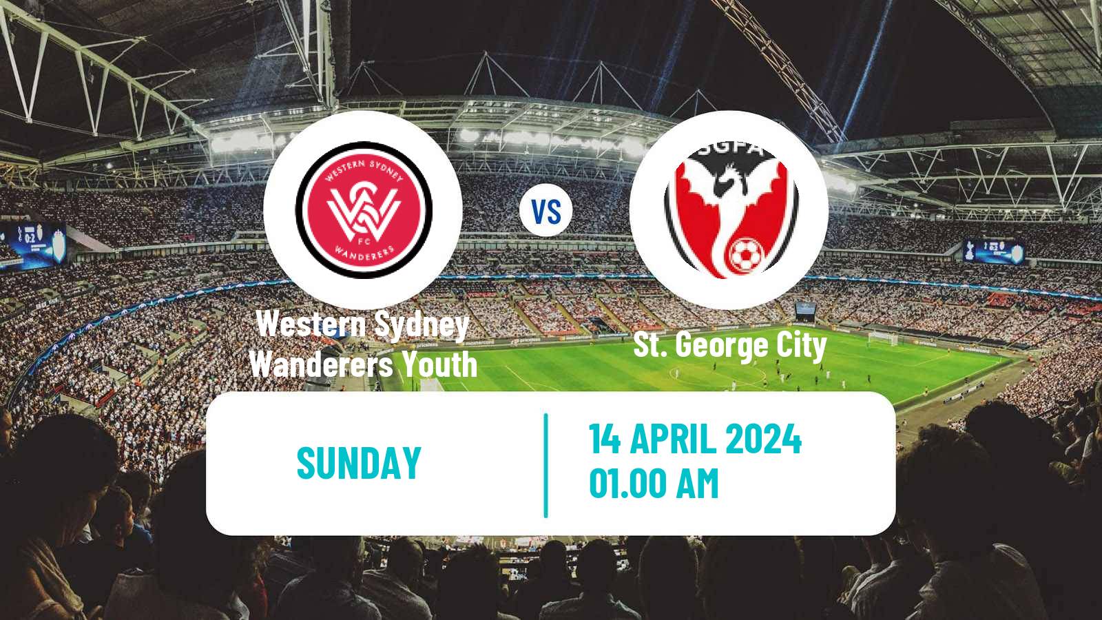 Football Australian NPL NSW Western Sydney Wanderers Youth - St. George City