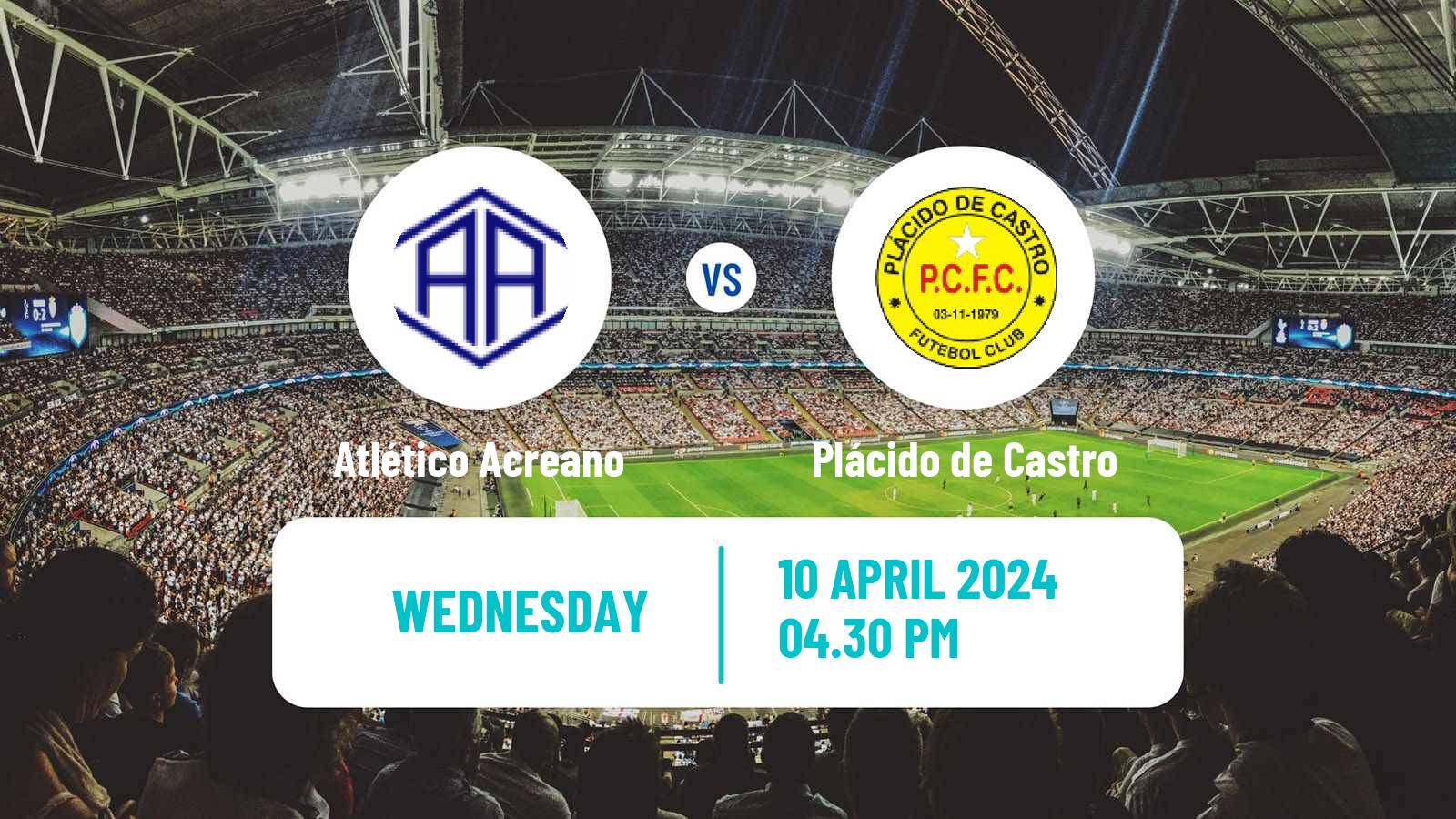 Soccer Brazilian Campeonato Acreano Atlético Acreano - Plácido de Castro