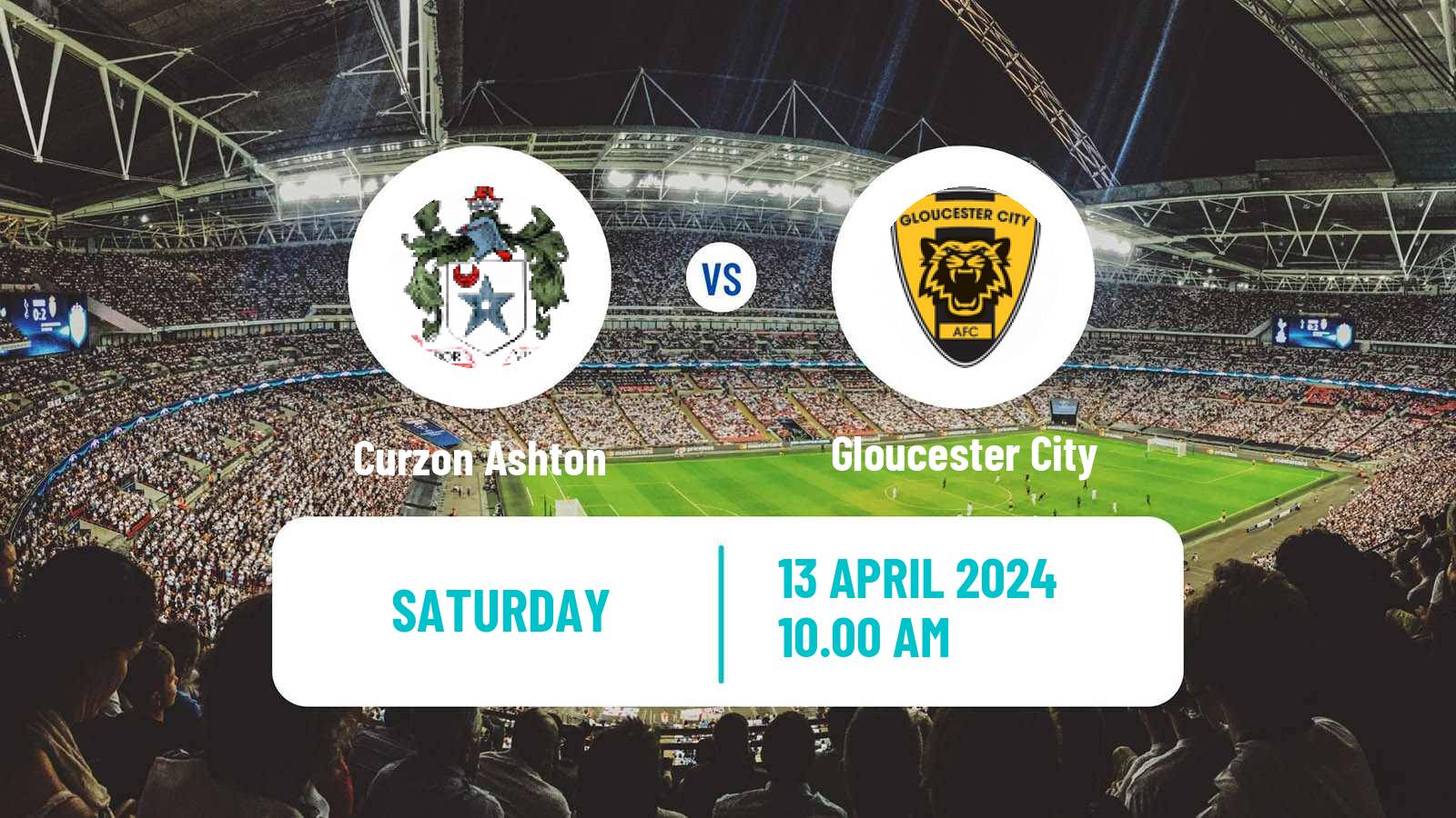 Soccer English National League North Curzon Ashton - Gloucester City