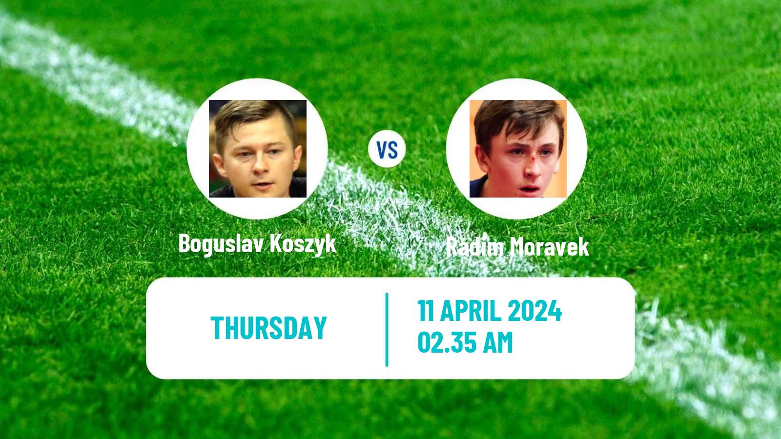 Table tennis Tt Star Series Men Boguslav Koszyk - Radim Moravek