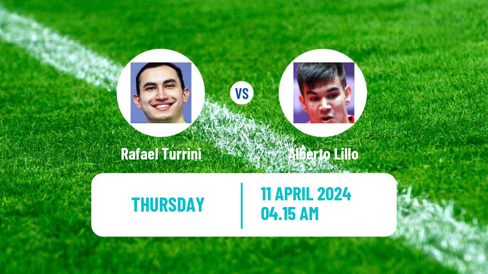 Table tennis Challenger Series Men Rafael Turrini - Alberto Lillo