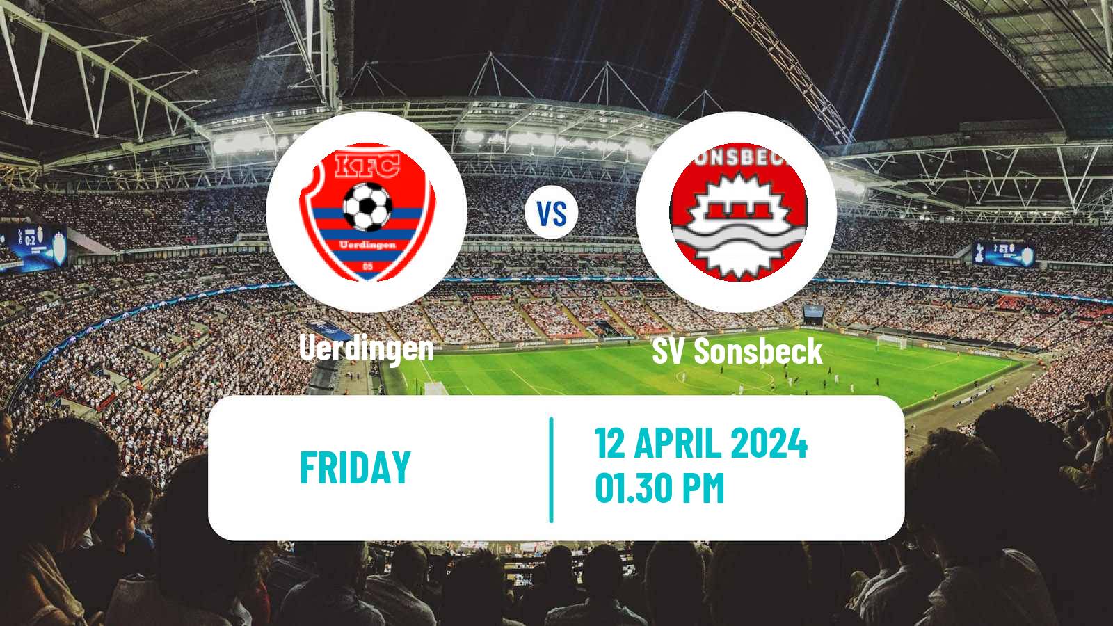 Soccer German Oberliga Niederrhein Uerdingen - Sonsbeck