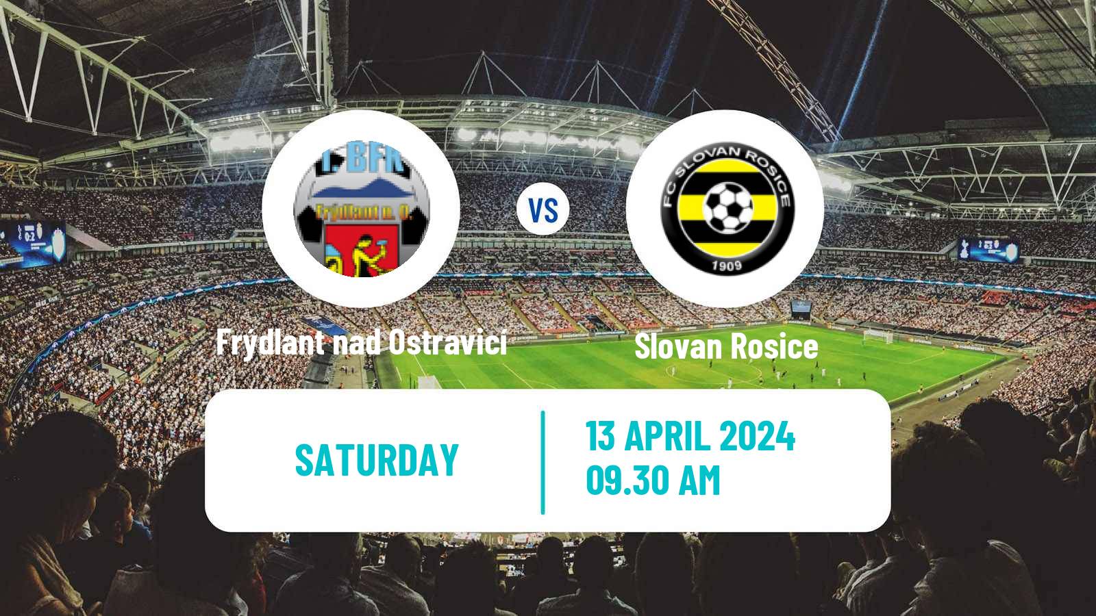 Soccer Czech MSFL Frýdlant nad Ostravicí - Slovan Rosice