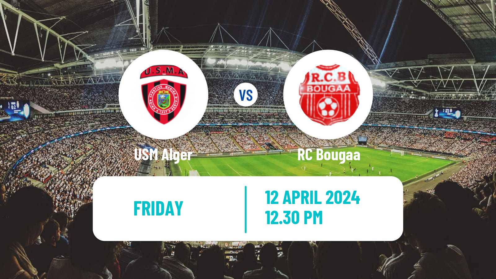 Soccer Algerian Cup USM Alger - Bougaa