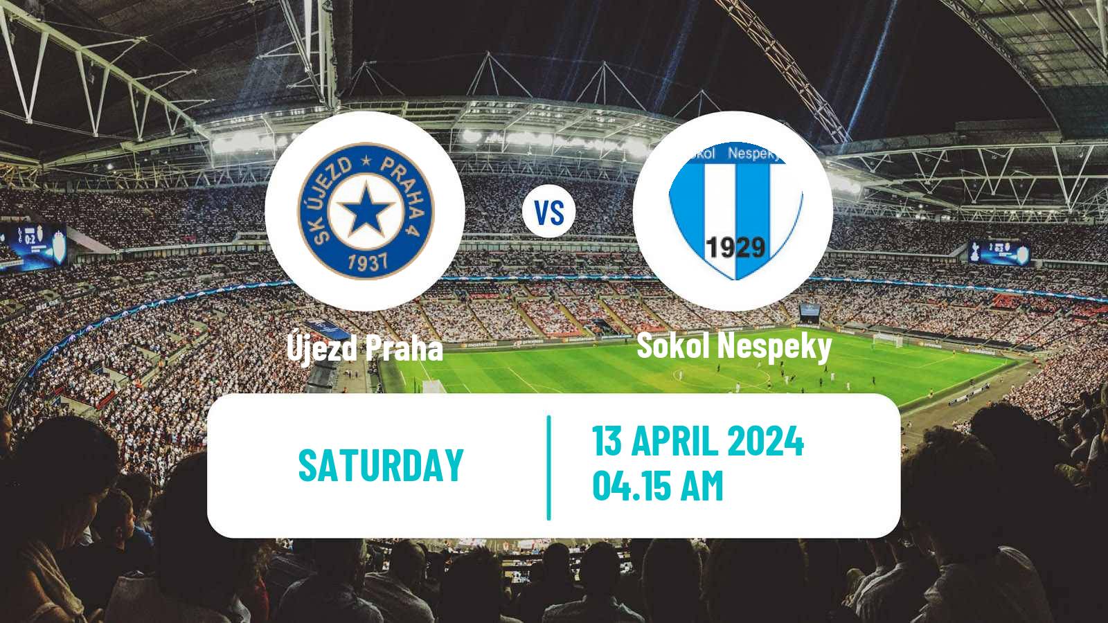 Soccer Czech Division B Újezd Praha - Sokol Nespeky