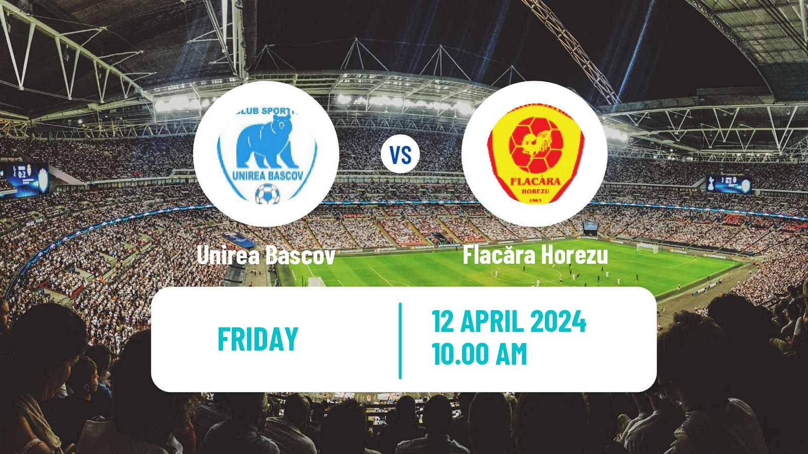 Soccer Romanian Liga 3 - Seria 6 Unirea Bascov - Flacăra Horezu