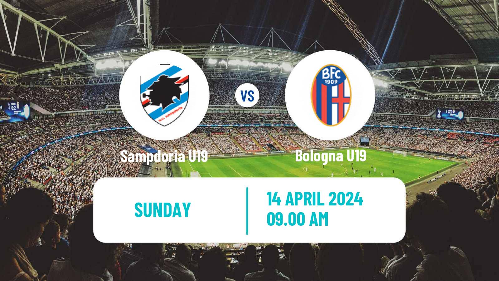 Soccer Italian Primavera 1 Sampdoria U19 - Bologna U19
