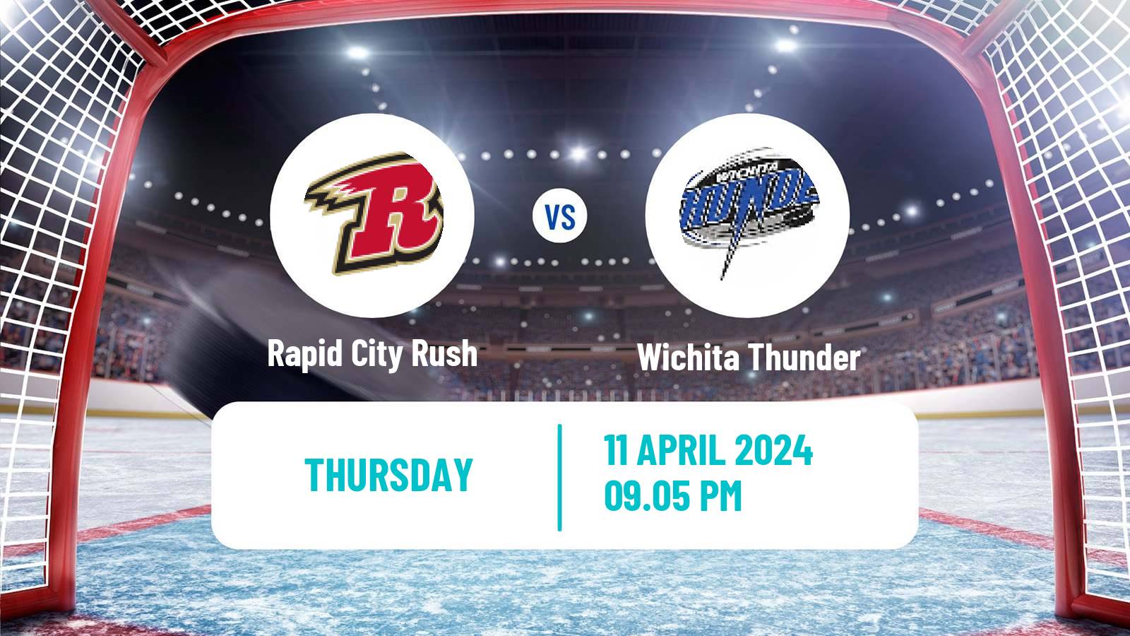 Hockey ECHL Rapid City Rush - Wichita Thunder