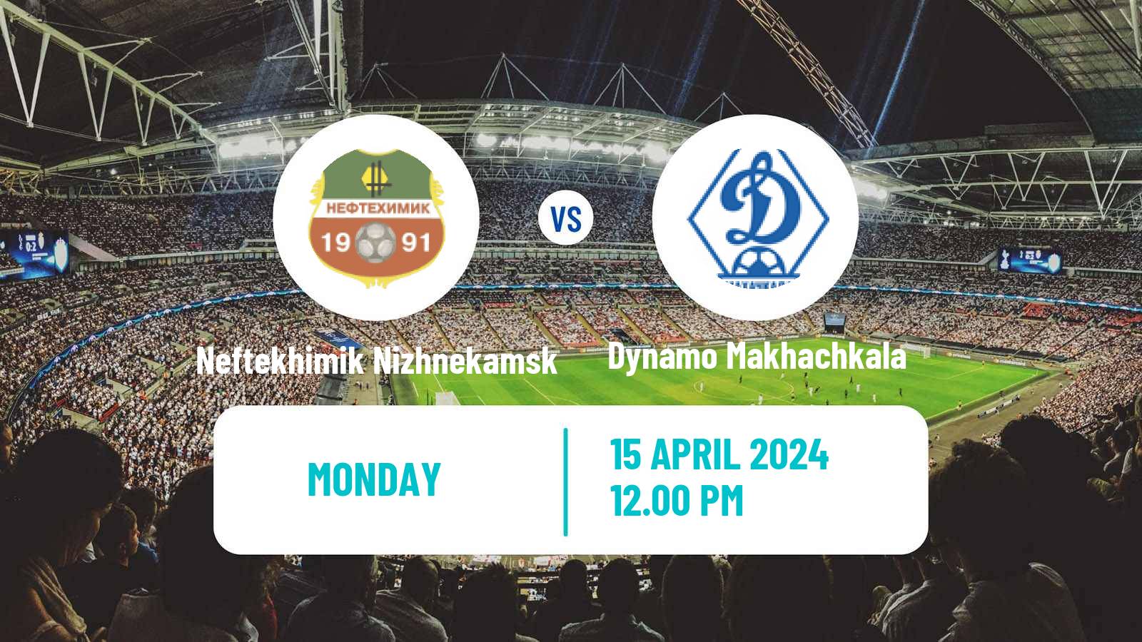 Soccer Russian FNL Neftekhimik Nizhnekamsk - Dynamo Makhachkala