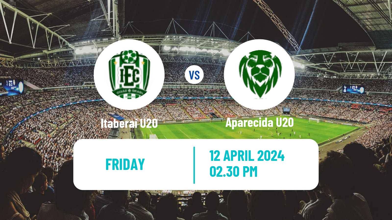 Soccer Brazilian Goiano U20 Itaberaí U20 - Aparecida U20