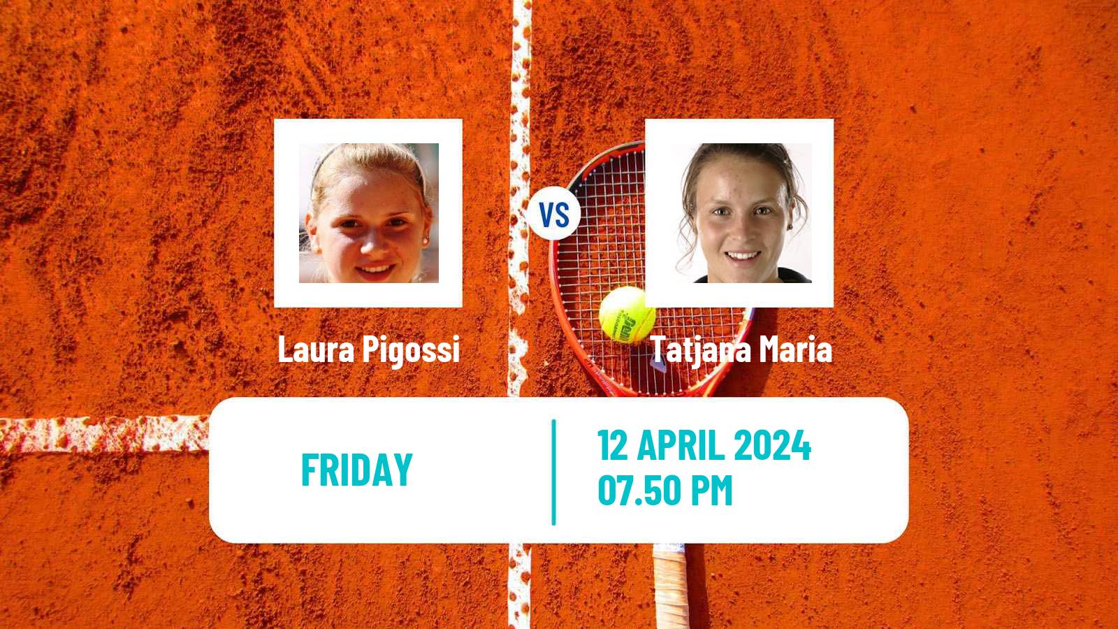 Tennis WTA Billie Jean King Cup World Group Laura Pigossi - Tatjana Maria