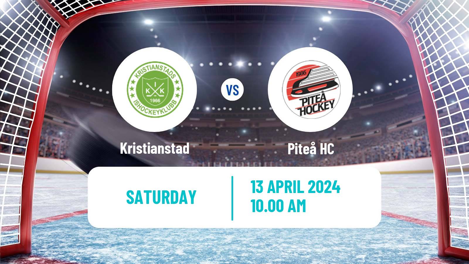 Hockey Swedish Hockey AllEttan Play Offs Kristianstad - Piteå HC
