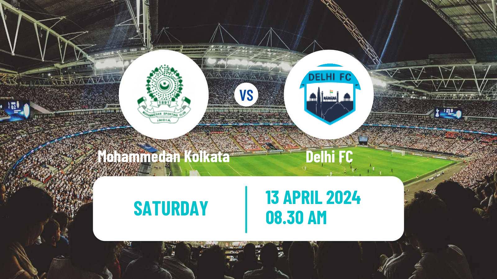 Soccer Indian I-League Mohammedan Kolkata - Delhi