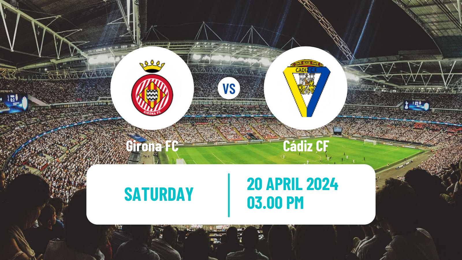 Football Spanish LaLiga Girona - Cádiz