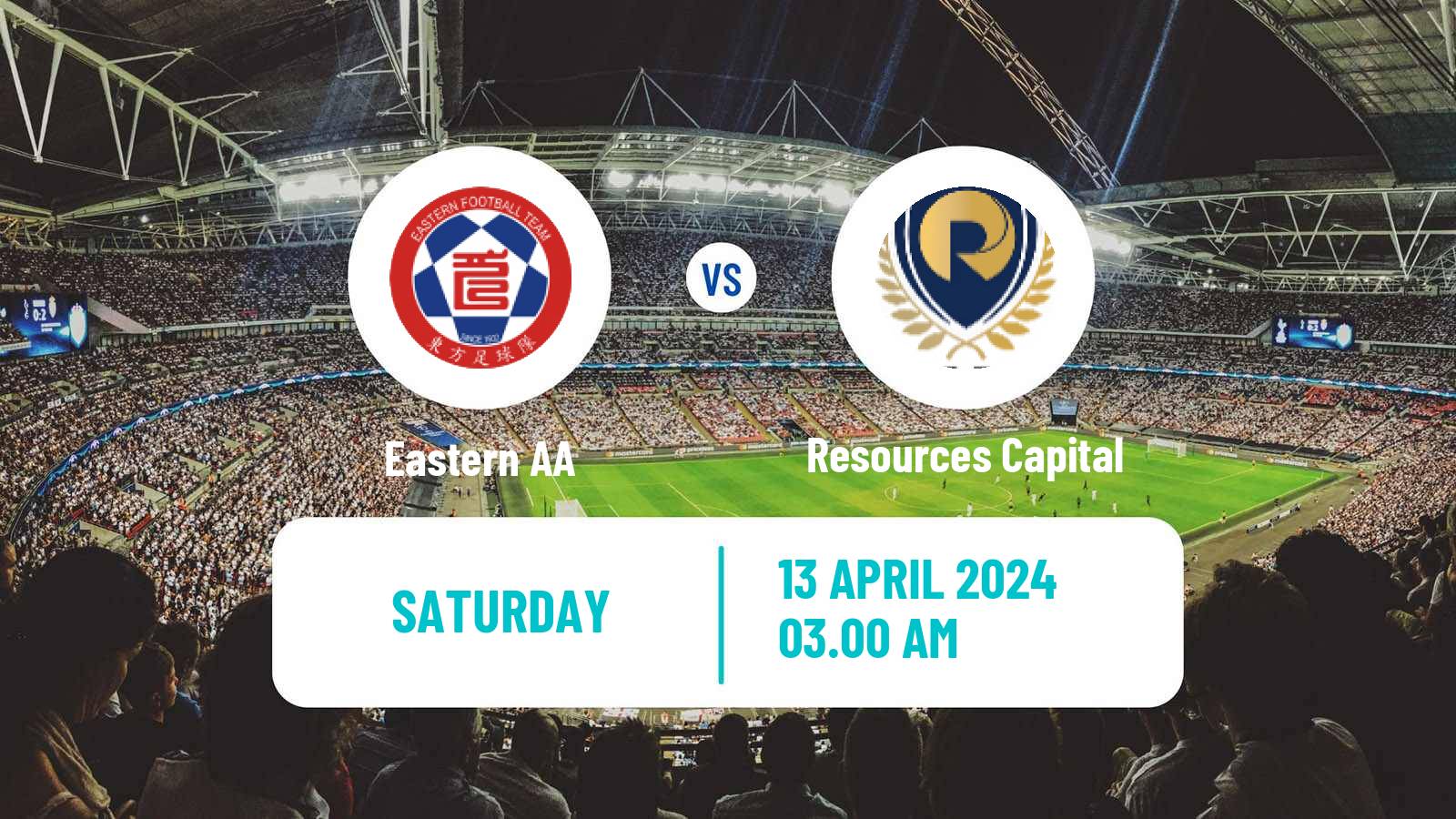 Soccer Hong Kong Premier League Eastern AA - Resources Capital